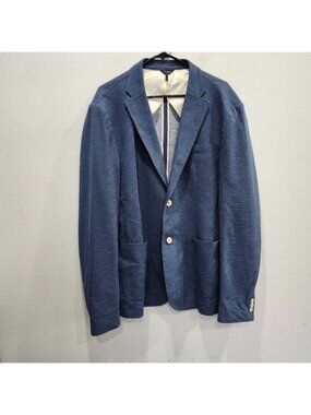 Good Man Brand Sport Coat Blazer Blue Cotton